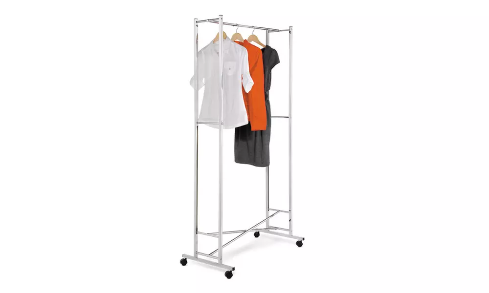 Chrome Folding Garment Rack - Second Medium