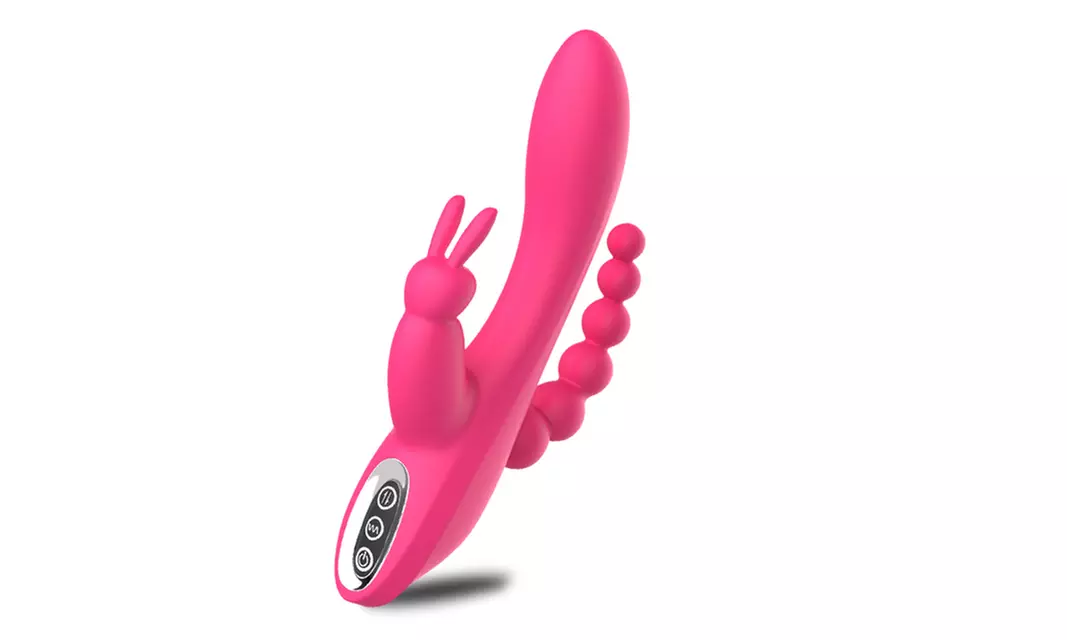 3 in 1 G Spot Rabbit Dildo Vibrator USB Charging Magnetic  - Second Medium