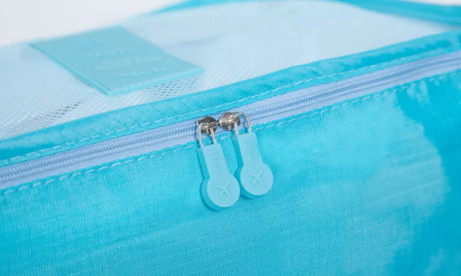 9Pcs Waterproof Clothes Storage Bags Packing Cube Travel Luggage Organizer Pouch