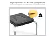 Yoga Headstand Bench Iron Legs w/ PVC Pads for Family Gym Relieve Fatigue - Second Medium