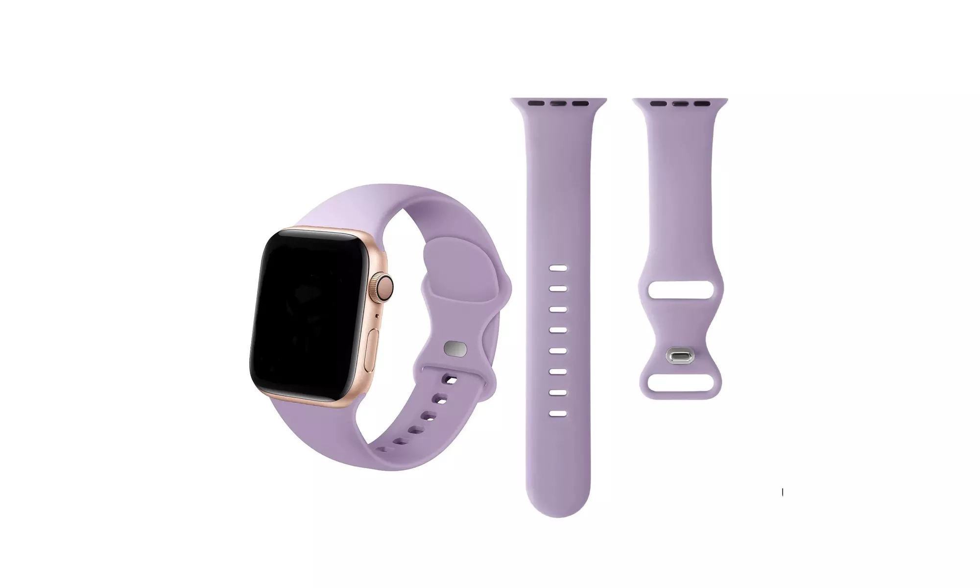 Silicone Sport Band for Apple iWatch 38/40/41mm 42/44/45mm Series 1-7