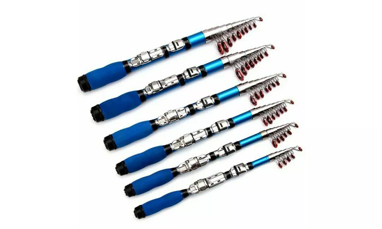 Telescopic Fishing Rod Super Short Retractable Folding Poles for Saltwater - Primary Image