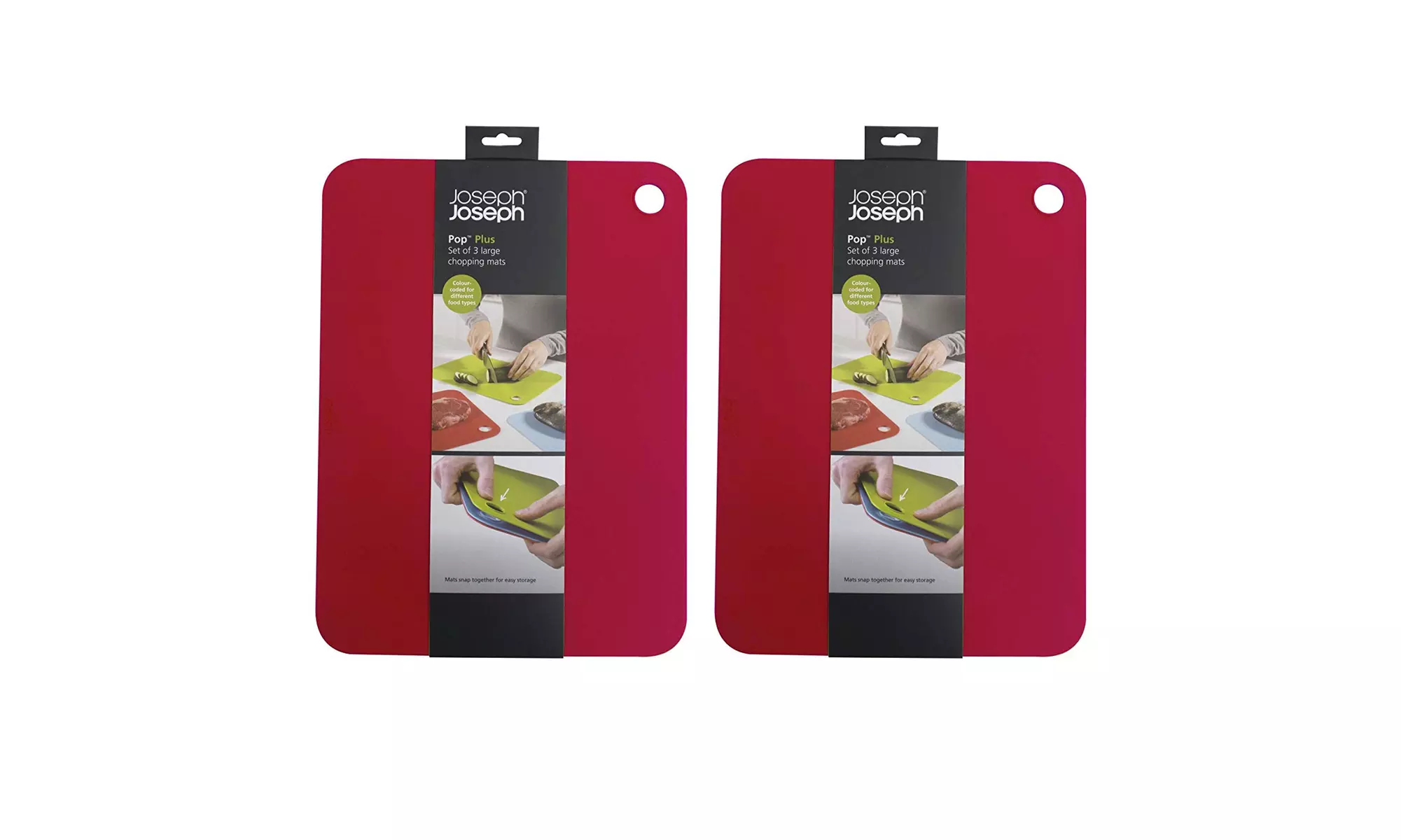 Joseph Joseph Color Coded Large Chopping Mats (Set of 3/6) - Primary Image