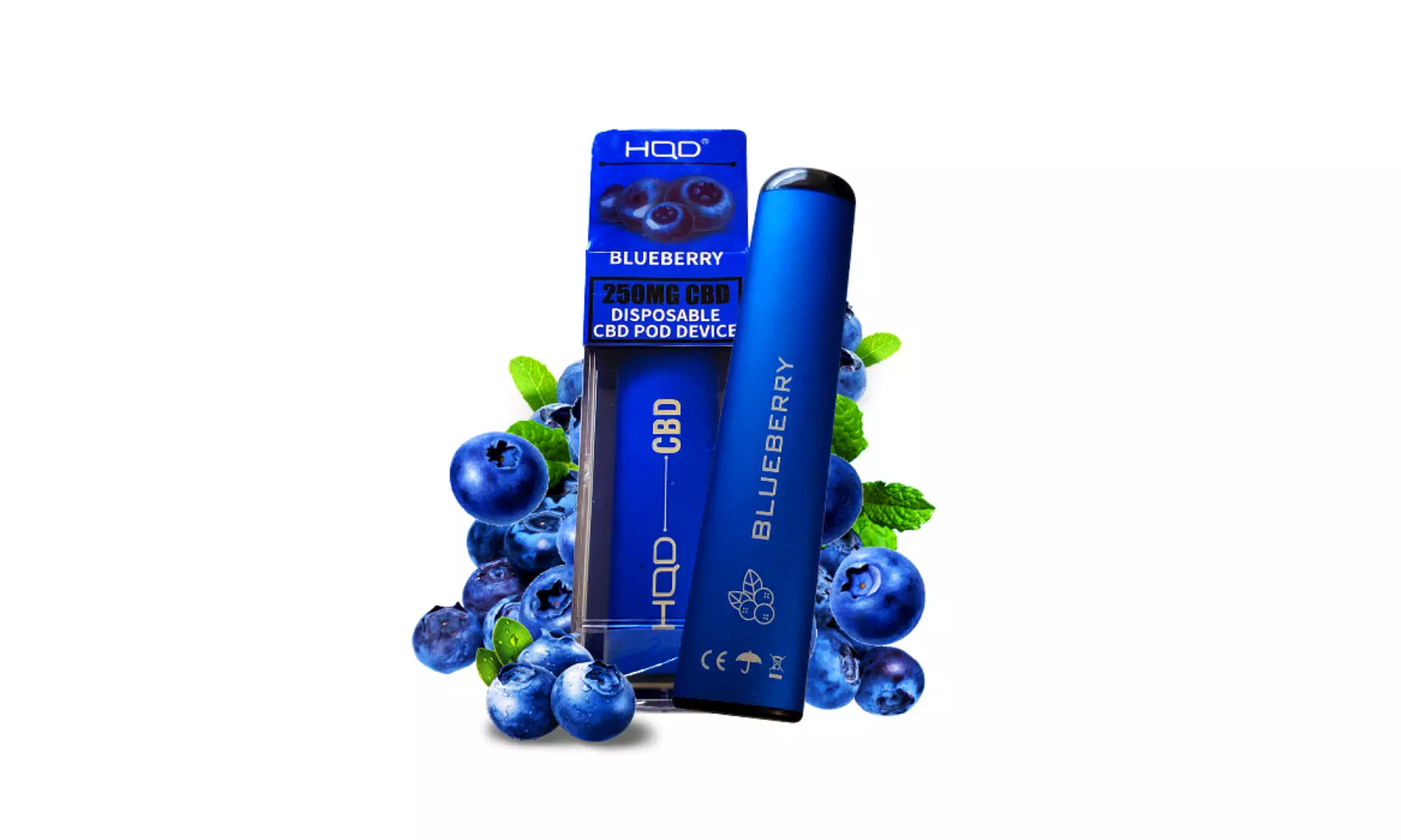 CBD Disposable Vape Pen with 250mg of CBD from HQD - Primary Image