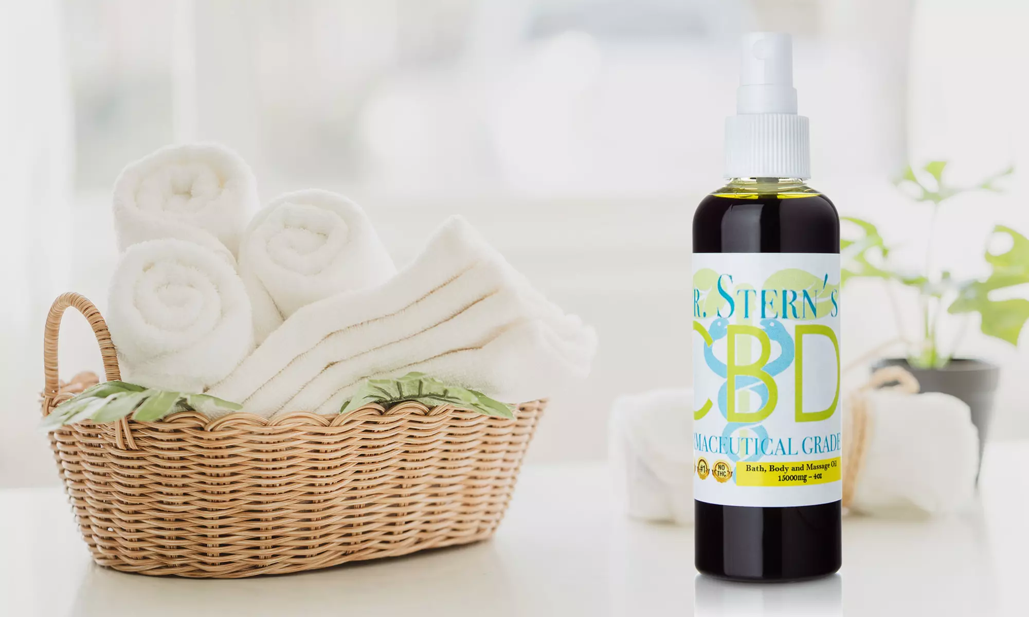 Pharmaceutical Grade CBD Bath, Body & Massage Oil - 1500MG - Primary Image