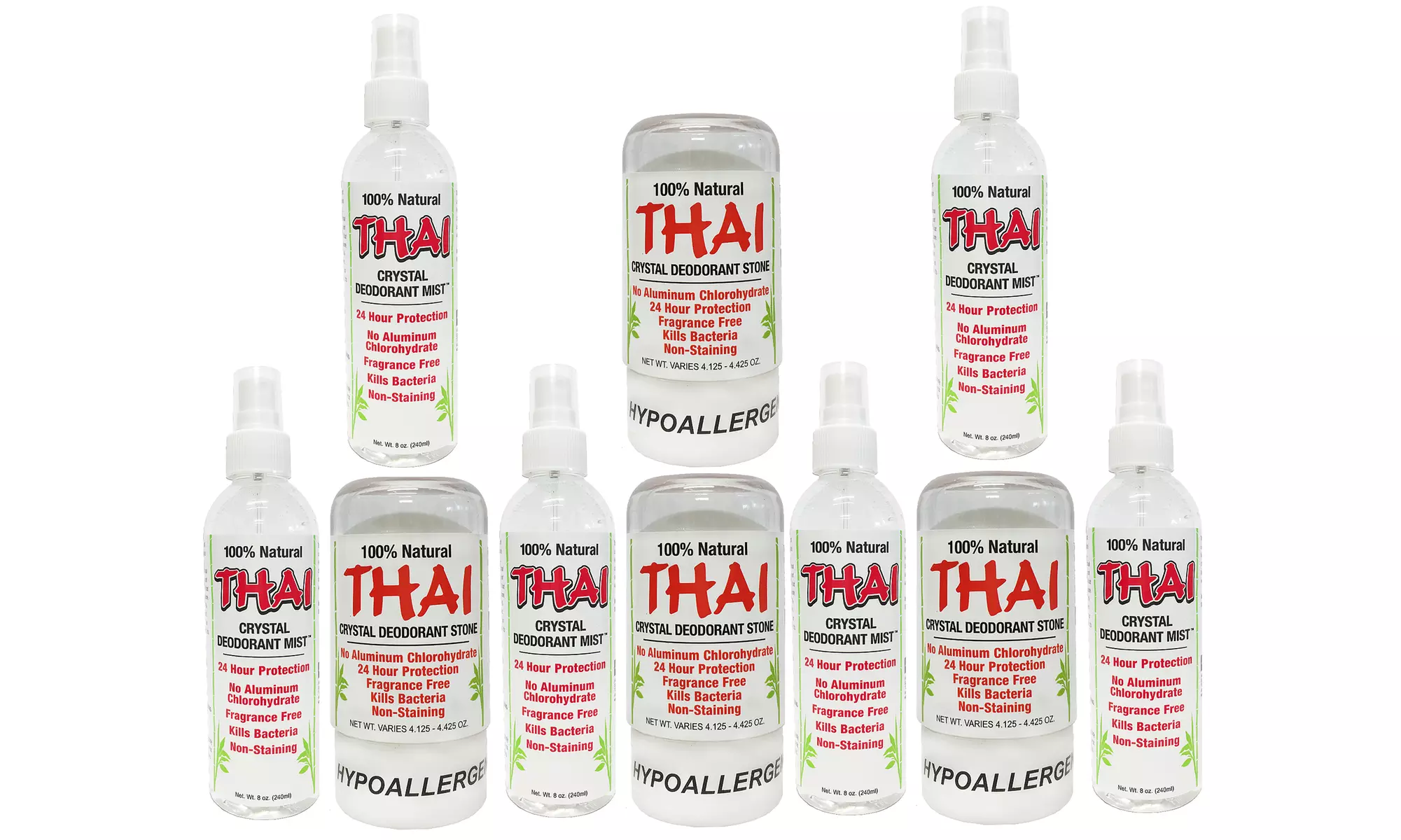 Deodorant Stones of America Crystal Mist 100% Natural Deodorant Spray and Stone - Primary Image