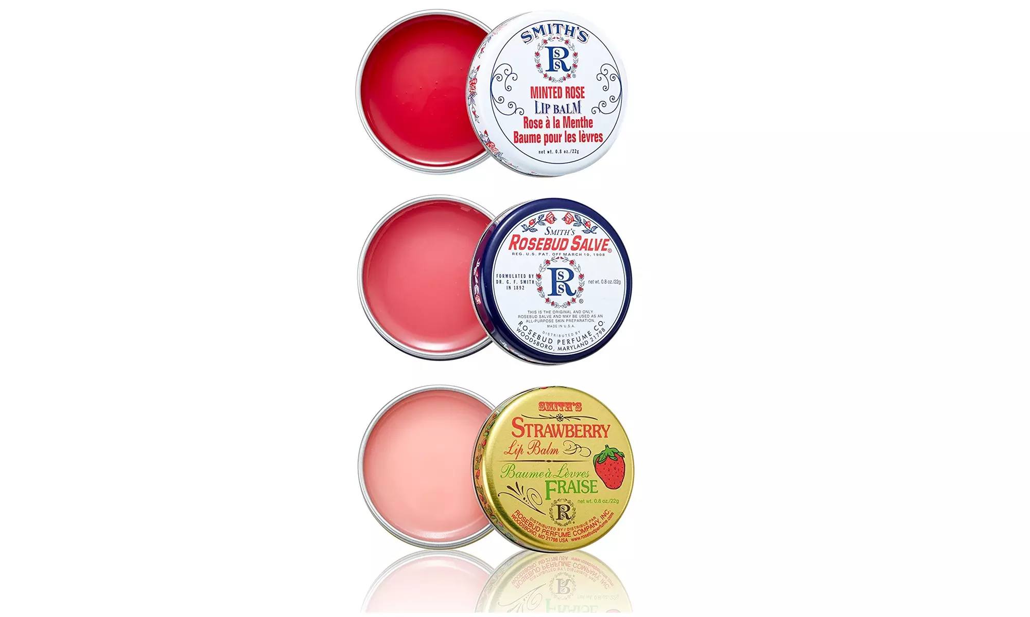 Rosebud Three Lavish Layers Lip Balm, 0.8 Ounce - Second Medium