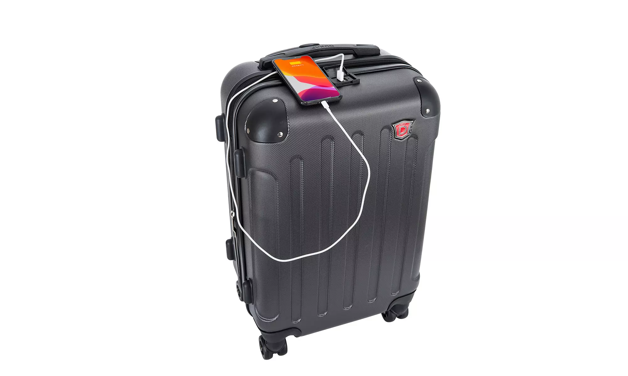 Three-Piece DUKAP Intely Smart Hardside Luggage Set 20"/28"/32"