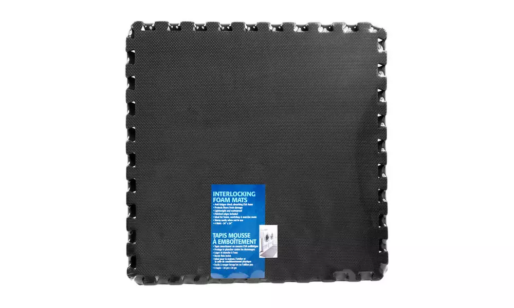 Foam Mat Floor Tiles, Interlocking Ultimate Comfort EVA Foam Padding by Stalwart - Second Medium