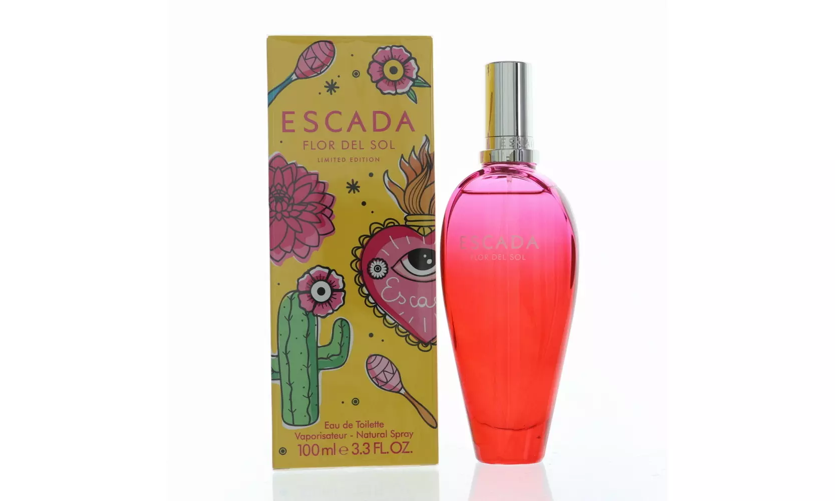 Escada Flor Del Sol Eau de Toilette Spray for Women 3.3 Fl. Oz. BOXED - Second Medium
