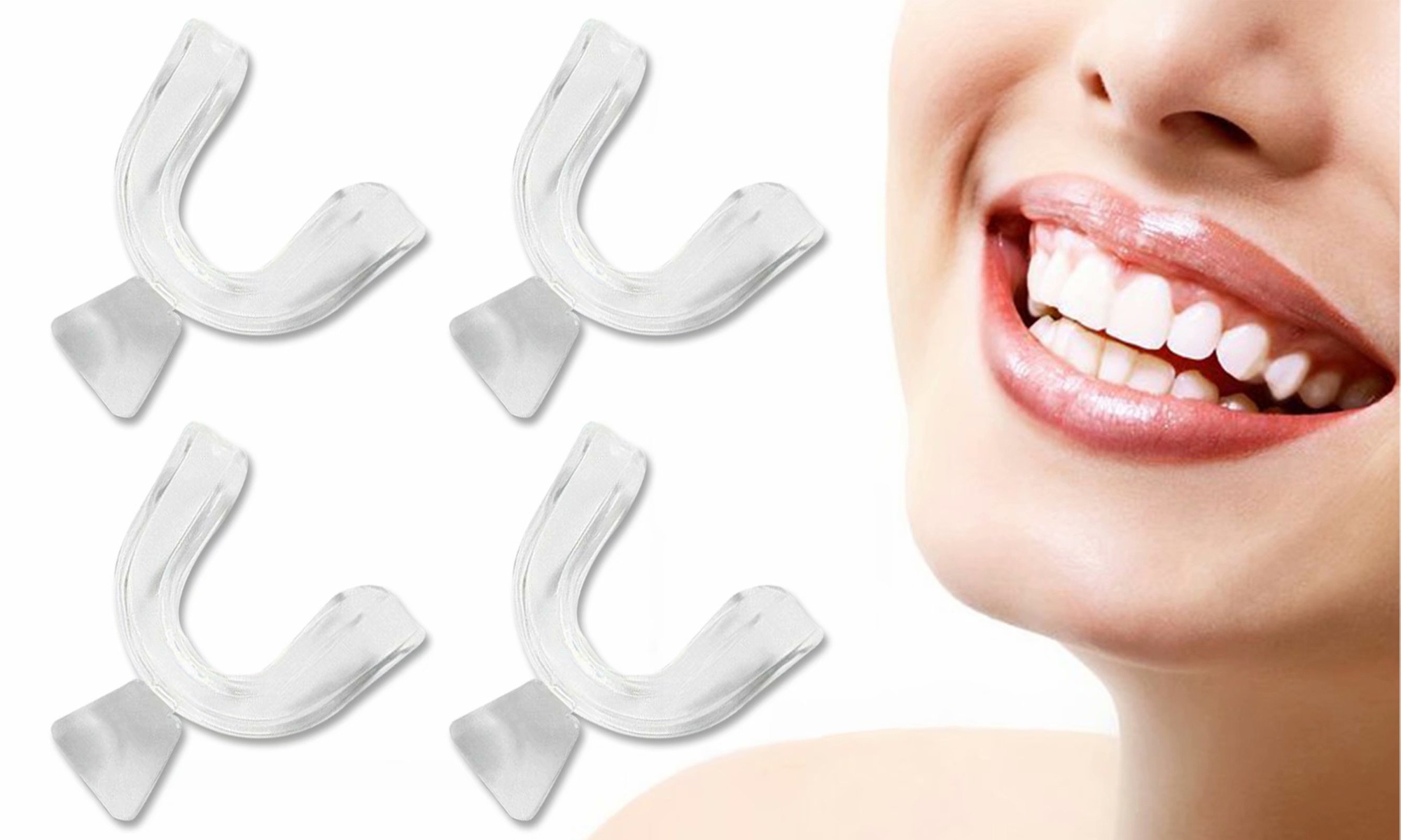 Moldable Mouth Tray Teeth Whitening Tray Mouth Guard Whitening Tray(4- 8- 12pcs)