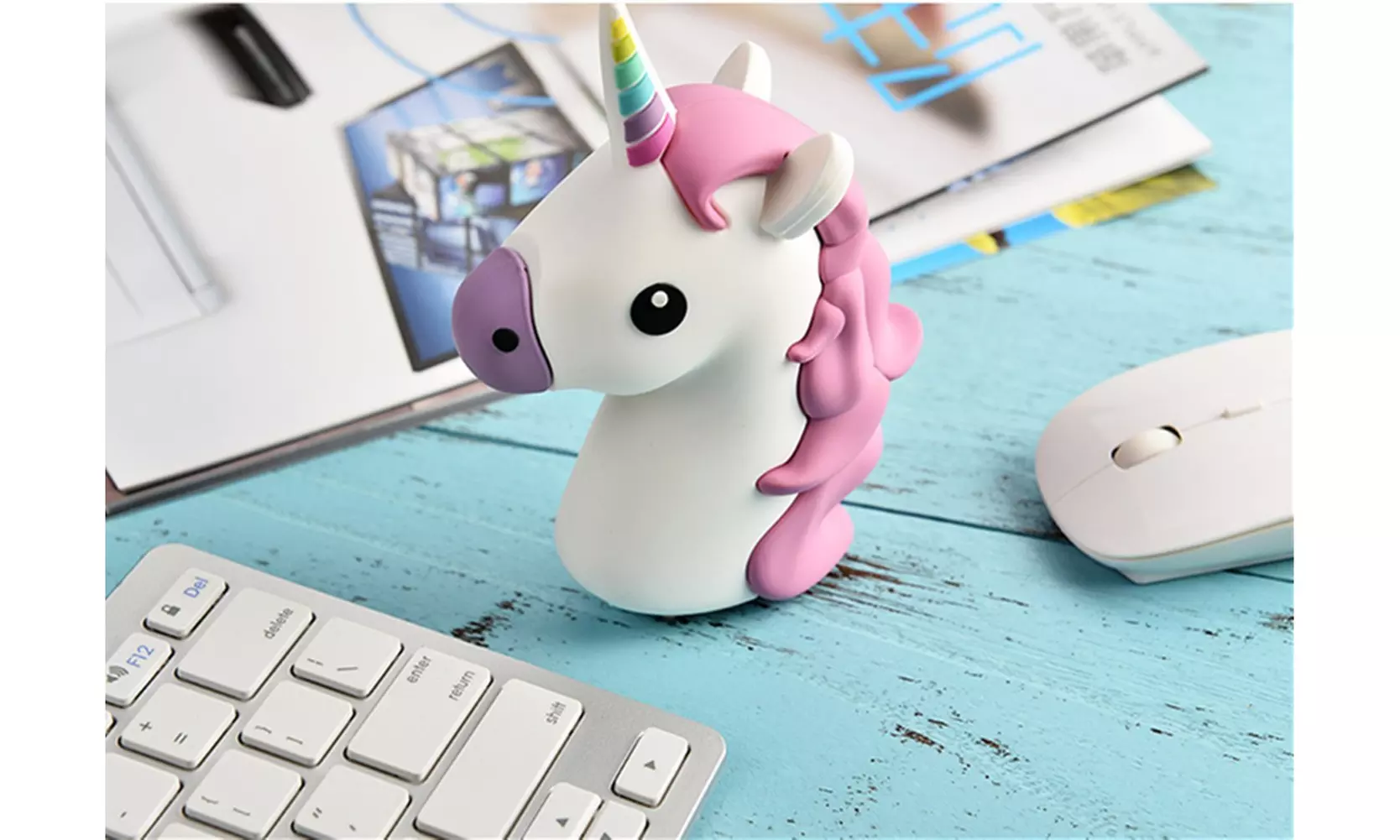 Unicorn Emoji Stuff Portable Charger 2600mAh 5V/1.5A Power Bank - Second Medium