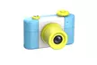Shock-Proof Rechargeable Cute Mini HD 5.0mp 4X Digital Camera - Blue - Second Medium