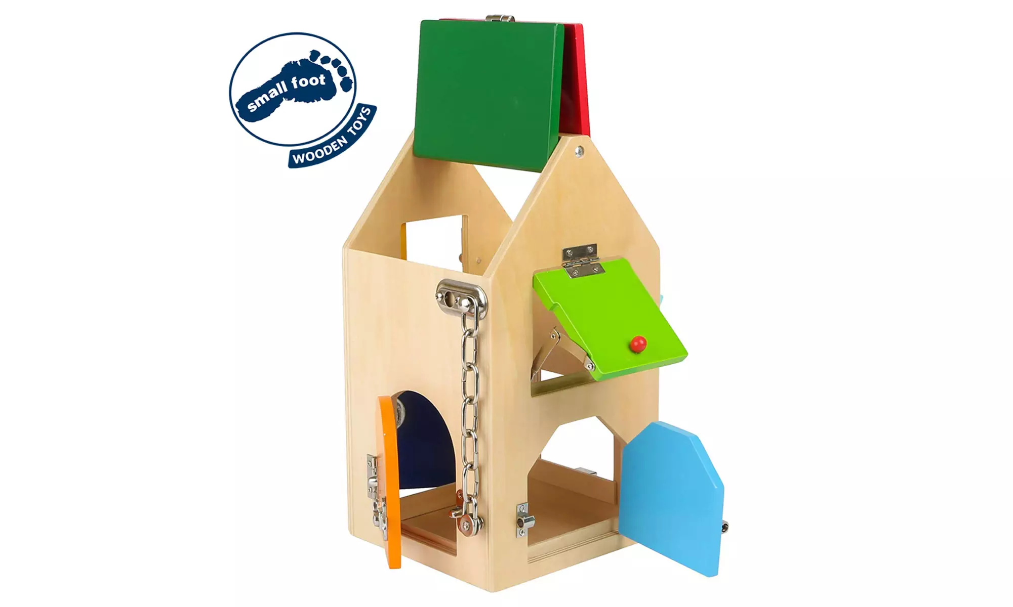 Small Foot Wooden Toys - Big House Of Locks Playset - Primary Image