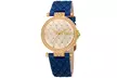 Burgi Women's Leather Strap Watch With Crystals From Swarovski  BURGP154 - Second Medium