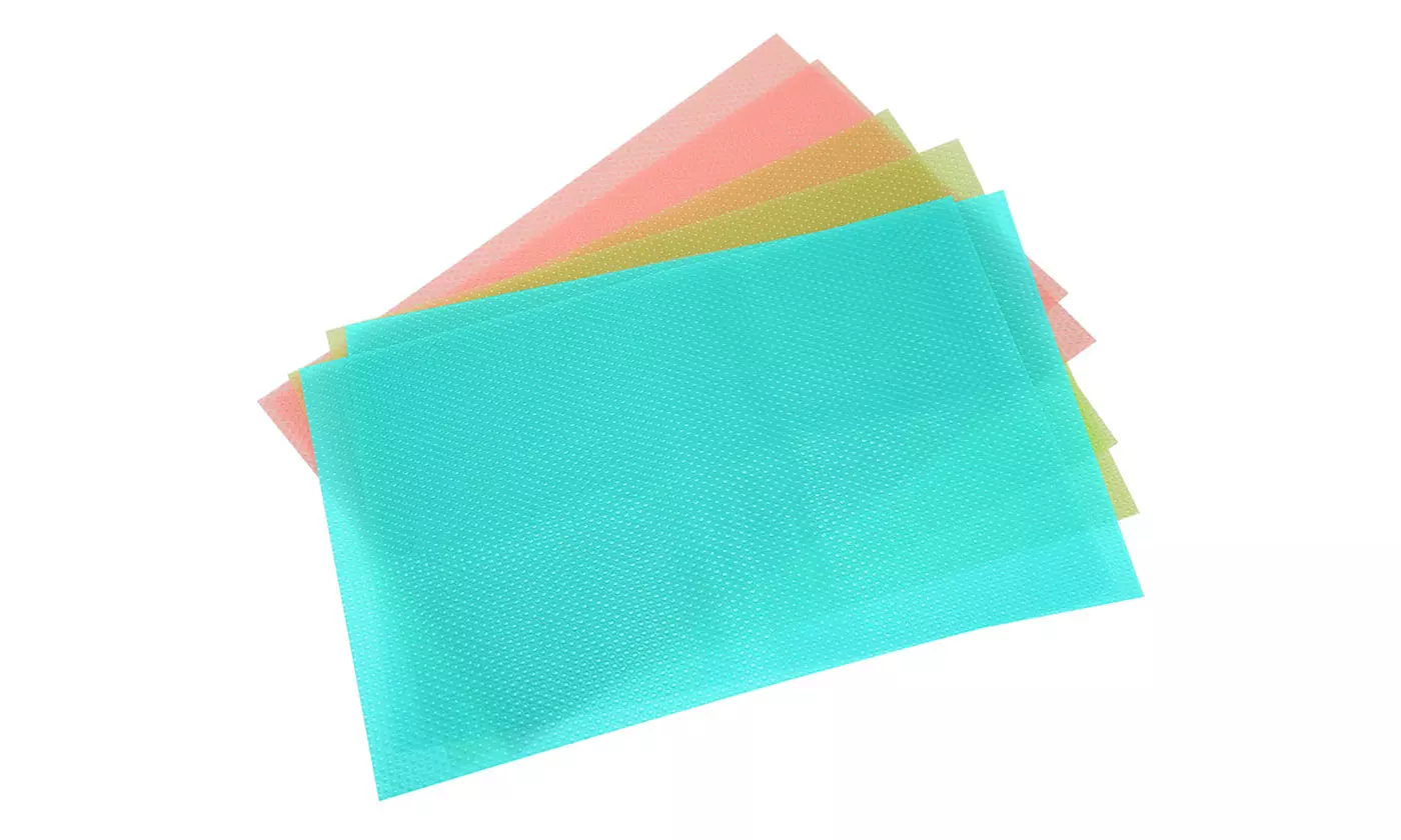 iMounTEK Washable Non-Slip Refrigerator Shelf Mats & Hygienic Drawer Liners