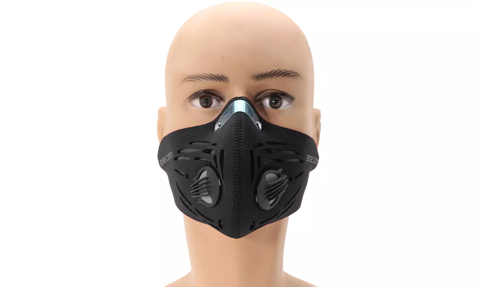 Activated Carbon Filter Dustproof Mask Half Face Sport Training Mask - Second Medium