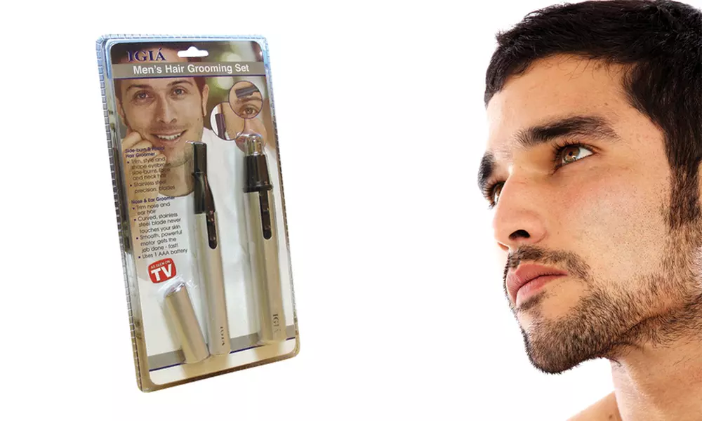 Men's Personal Grooming Kit with Two Facial Hair Trimmers - Second Medium