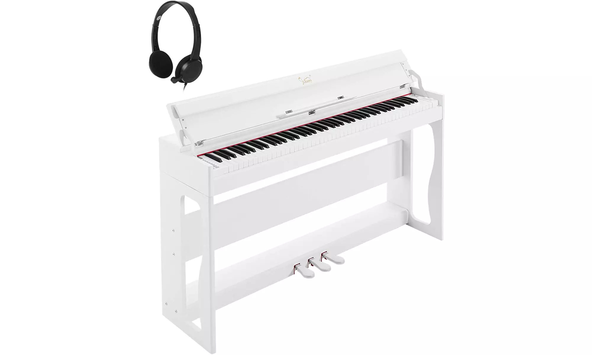 GLARRY 88 Key Home Digital Piano Standard Action Vertical Type Keyboards - Primary Image