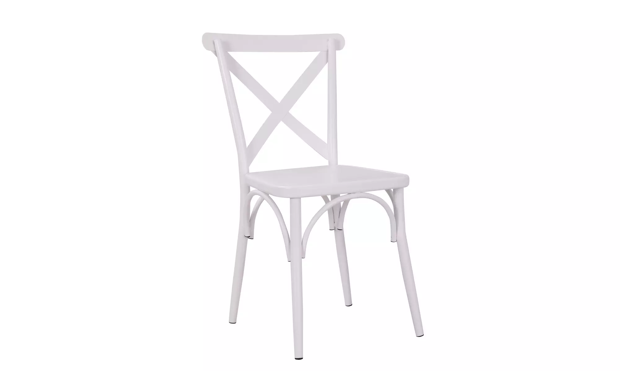Rustic Cross Back Metal Modern Farmhouse Dining Chair, Set of 2 - Primary Image