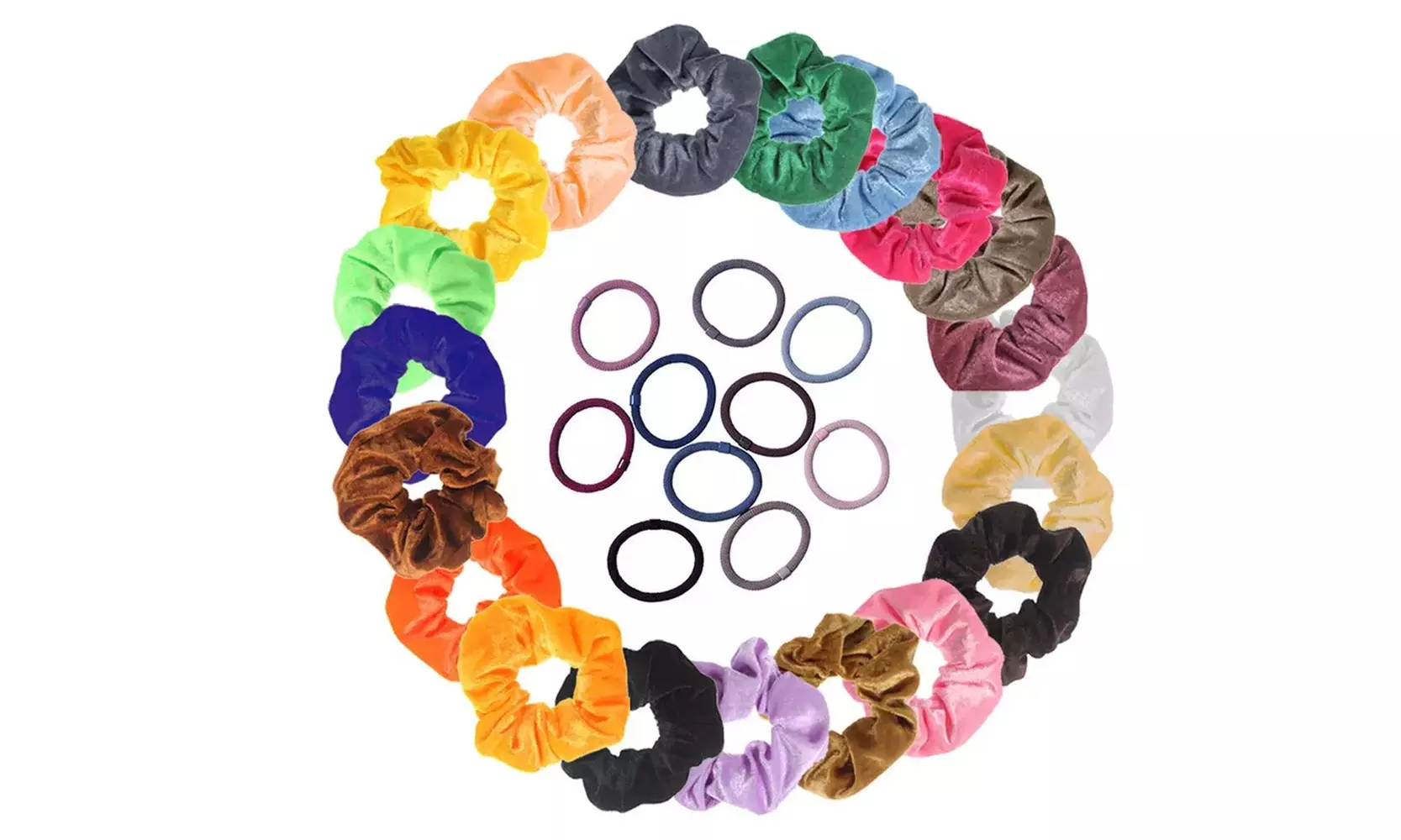 Hair Scrunchies and Ties Gift Set (30-Pack) - Primary Image