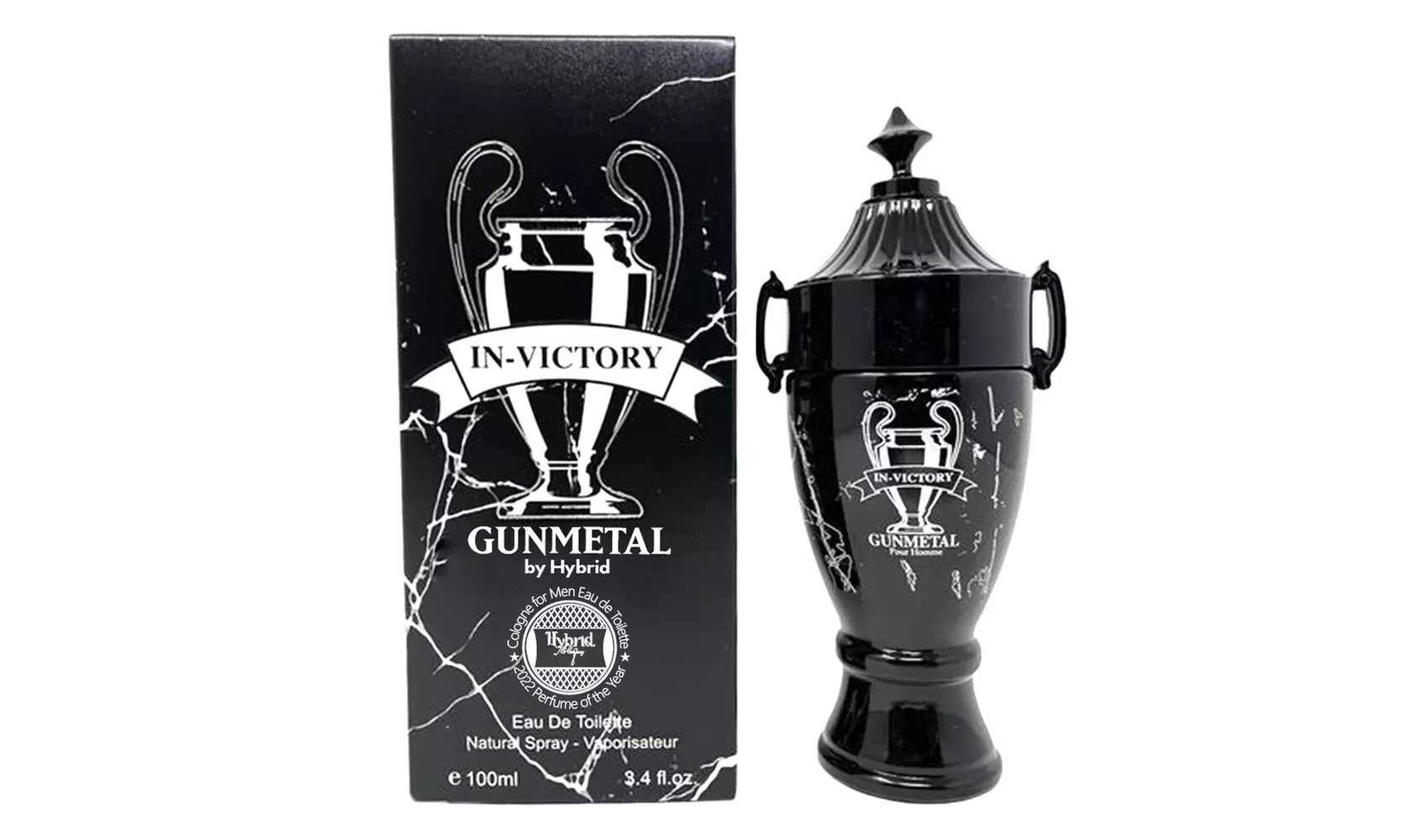 In-Victory Gunmetal Cologne for Men Eau De Toilette Spray, 3.4 Fl Oz - Primary Image