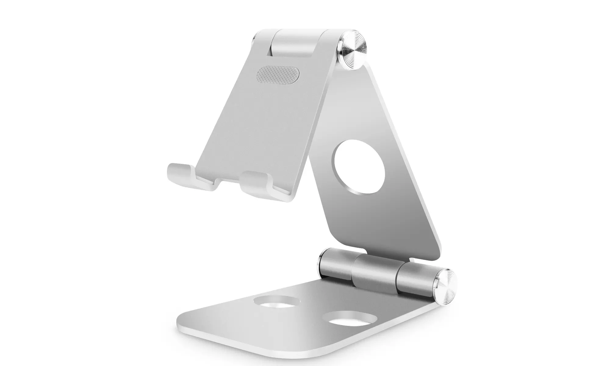 Tablet Stand Multi-Angle Phone Holder Desk Adjustable Metallic Dock Cradle - Second Medium