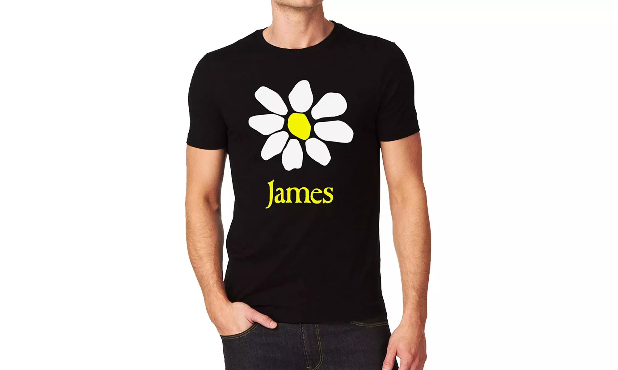 James Band Fresh As A Daisy Flower La Petite Mort Logo Men's T-Shirt - Primary Image