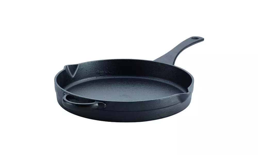 Farberware Cast Iron Cookware Skillet w Pour Spouts 12" - Primary Image