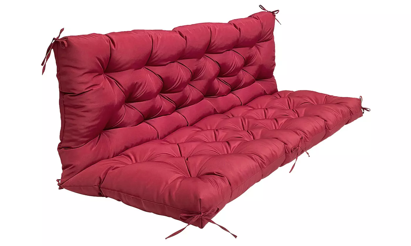 NewHome 2-3 Seater Outdoor Swing Cushion 59"x43" Padded Bench Seat