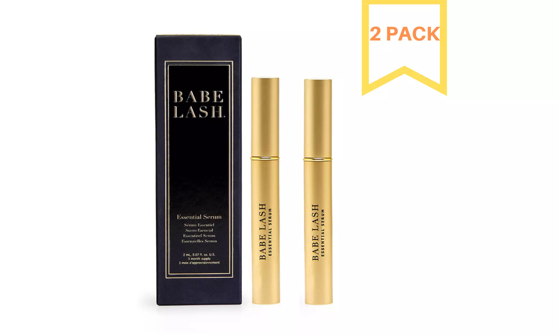 Babe Lash 2mL Eyelash Serum, 3 Month Supply - Primary Image