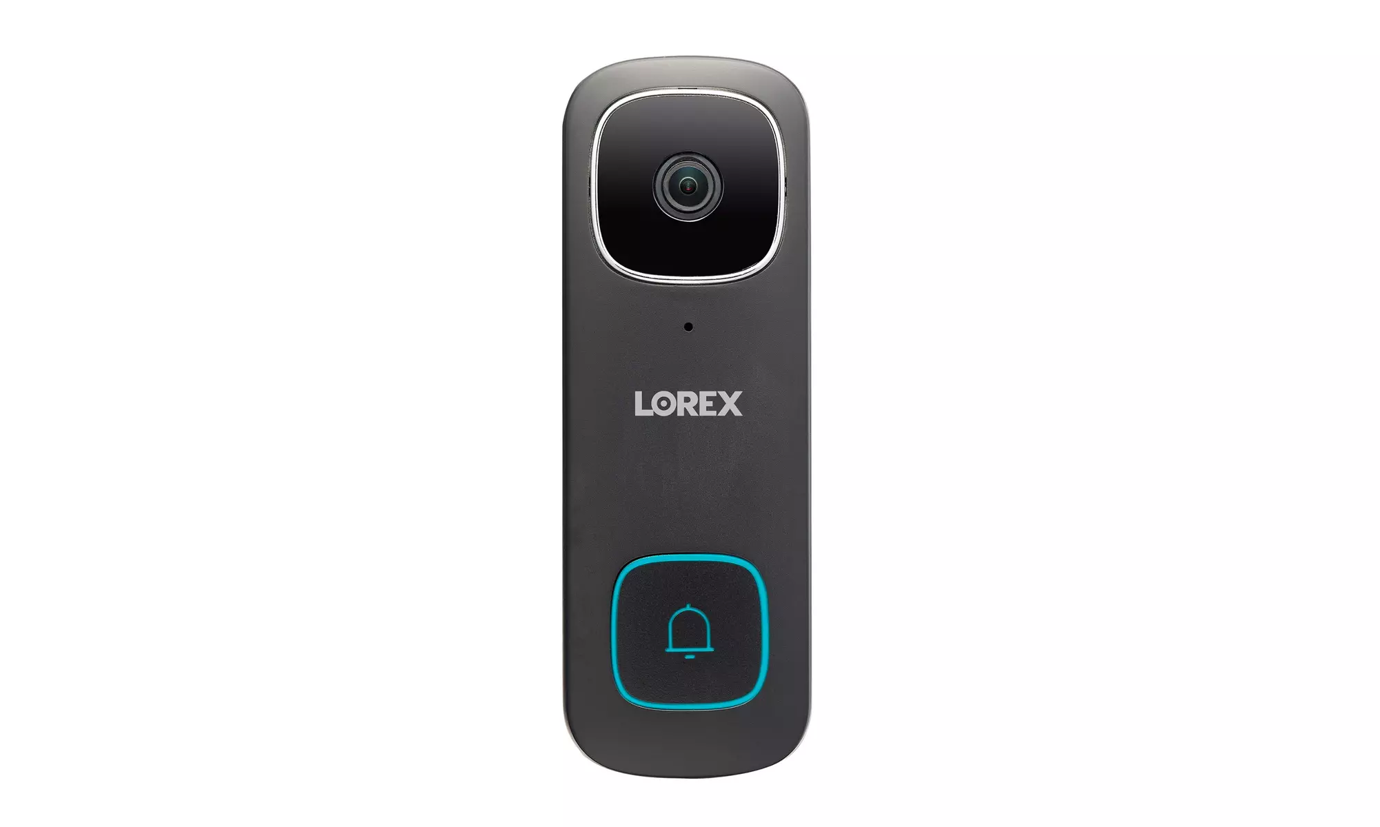 Lorex 2K Wired Video Doorbell (Black) with 64GB MicroSD Memory Card Bundle - Primary Image