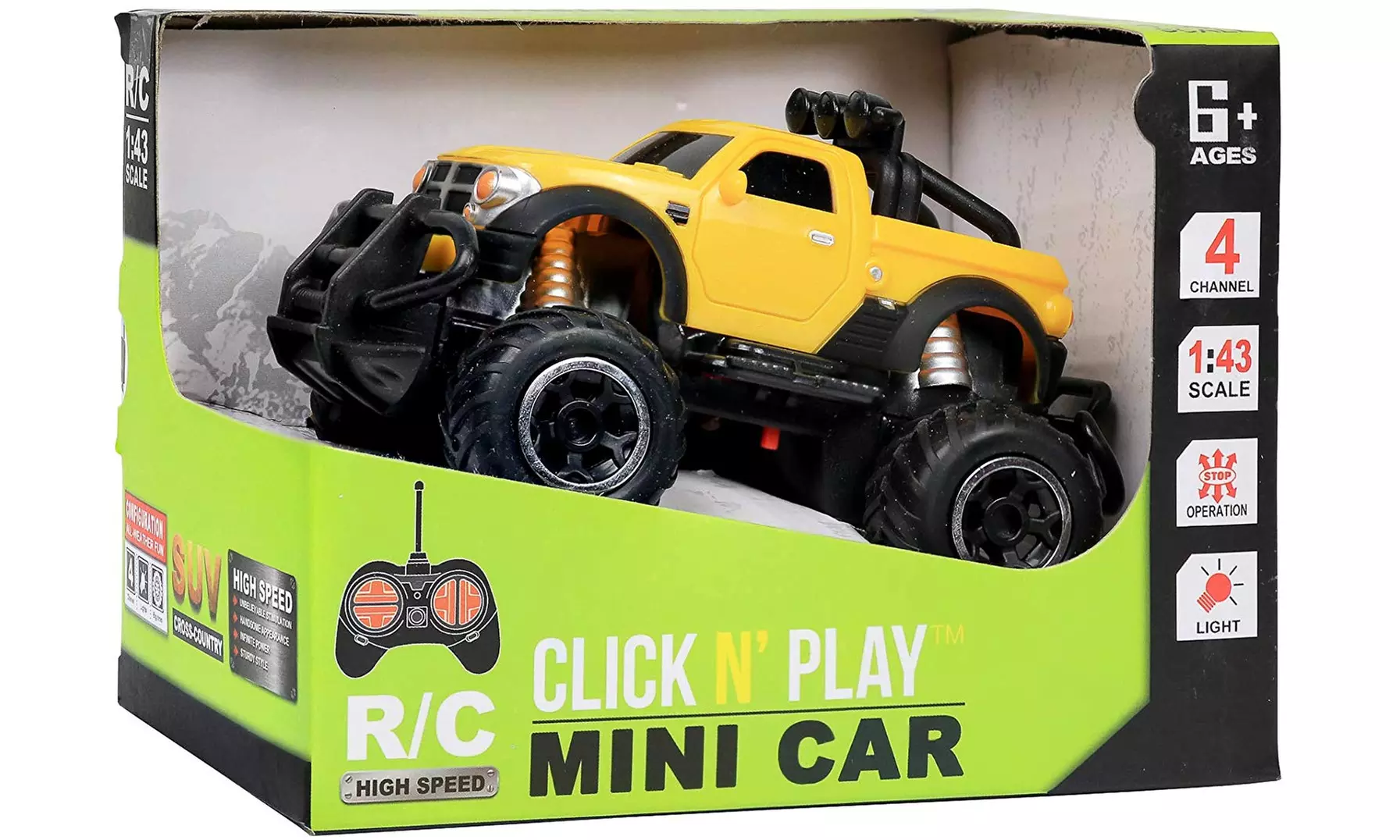 Remote Control Car Mini Pickup Truck Rock Crawler Radio Control Vehicle - Second Medium