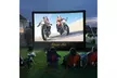 Open Air Cinema Inflatable Lightweight Backyard Movie Screen Kit - 12' - Second Medium