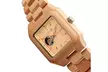 Earth Wood Unisex Watches Black Rock Automatic Collection - Second Medium
