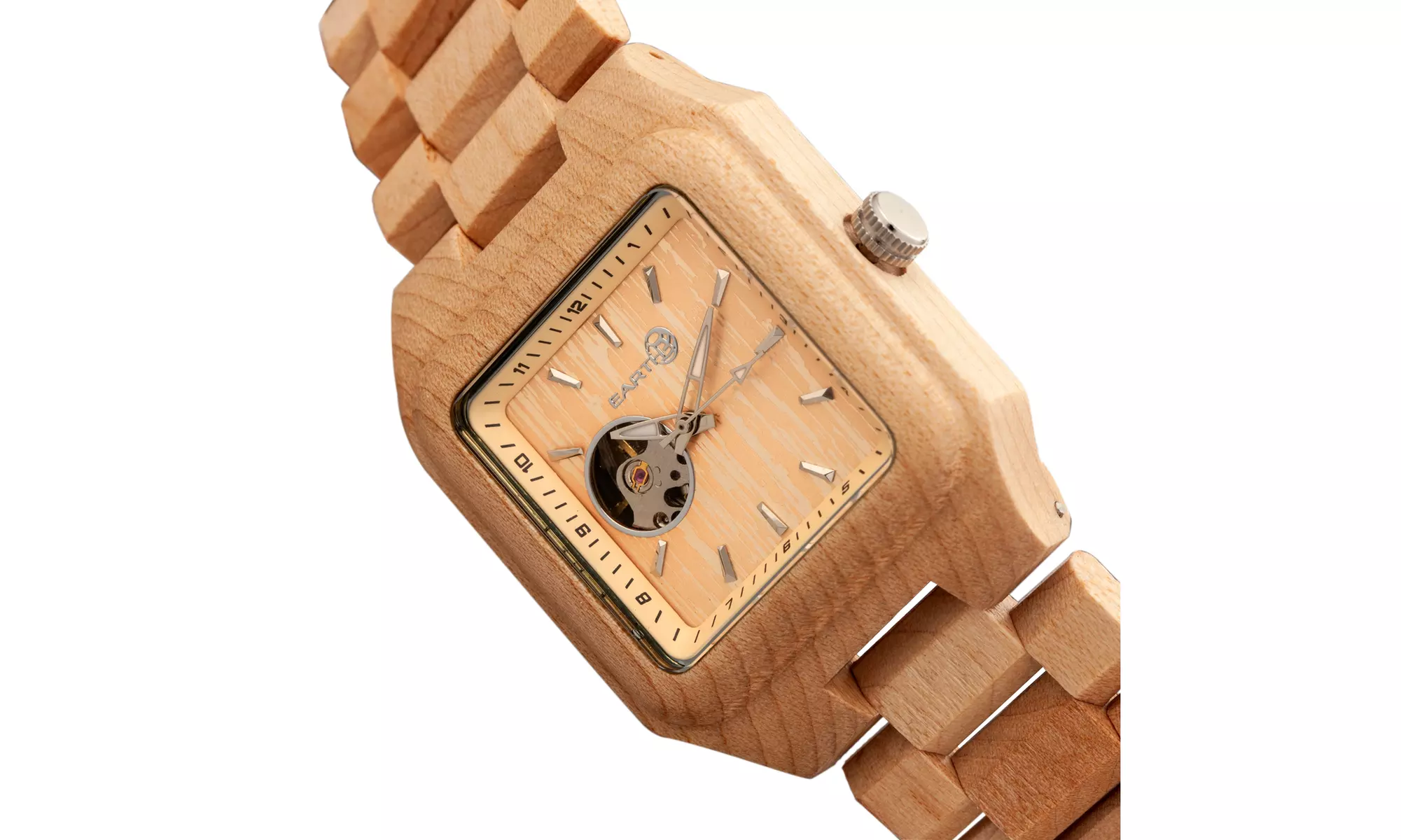 Earth Wood Unisex Watches Black Rock Automatic Collection - Image 3