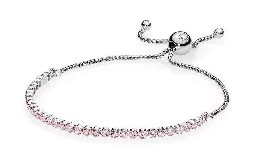 Pandora Pink Sparkling Strand Bracelet - 590524PCZ-2 - Primary Image
