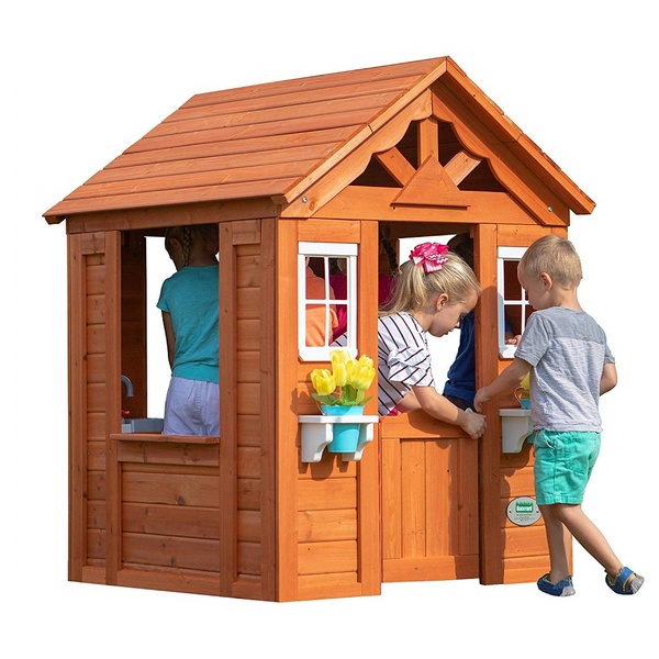 groupon wooden playhouse