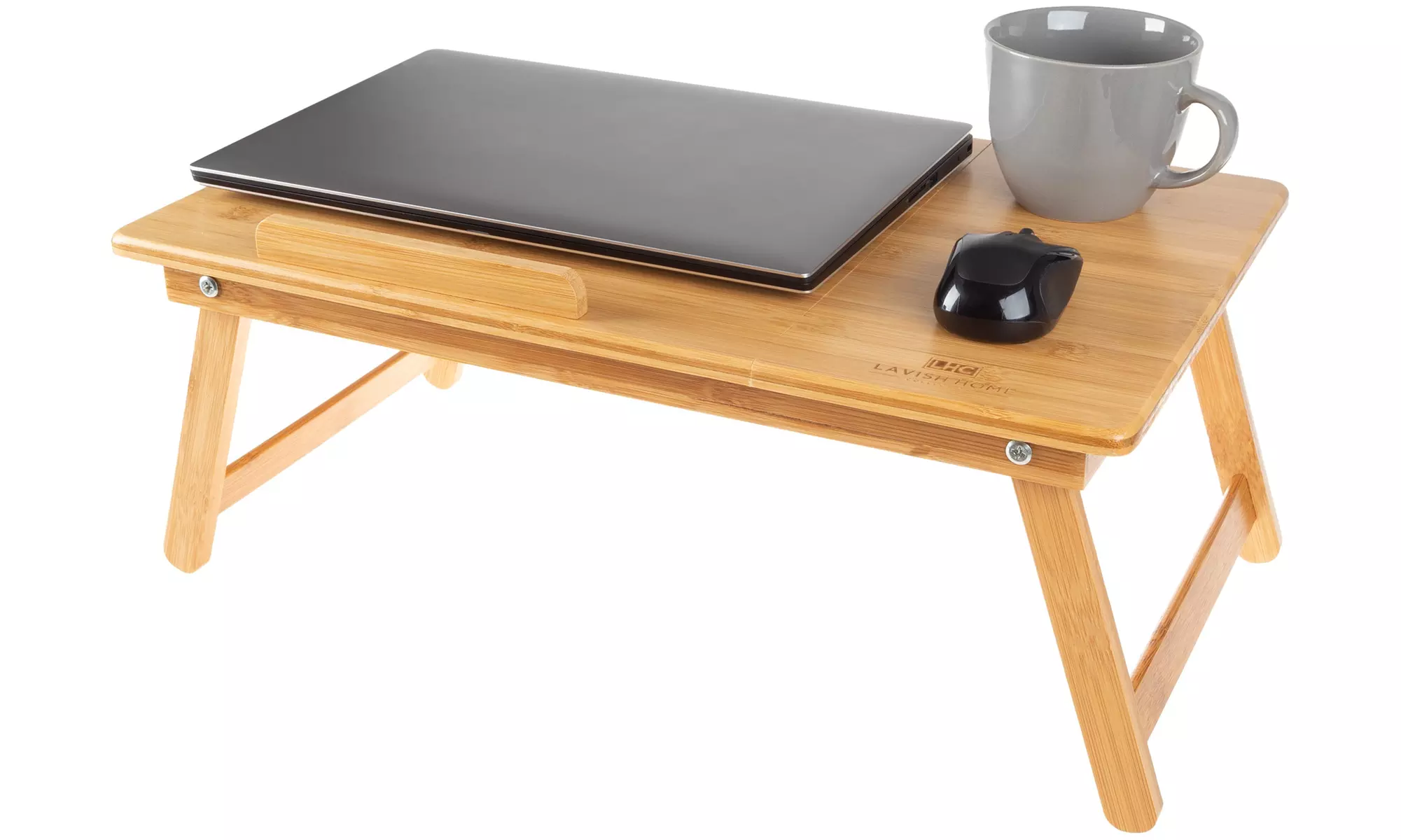 Lavish Home Bamboo Lap Desk Travel Tray - Second Medium