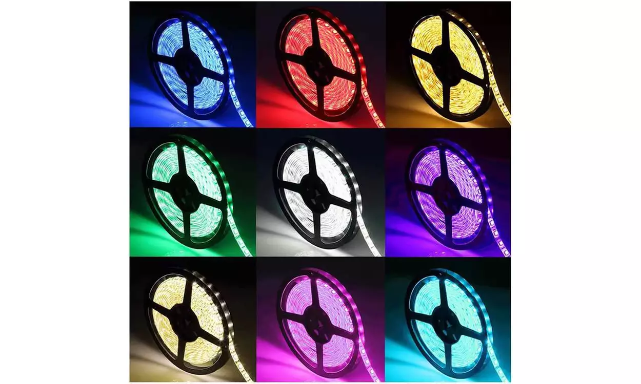 Smart Home Sound Activated Multi-Color LED Light Strip with Remote 