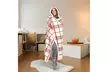 Luxury Super Soft Hoodie Sherpa-Lined Throw Blanket - Second Medium