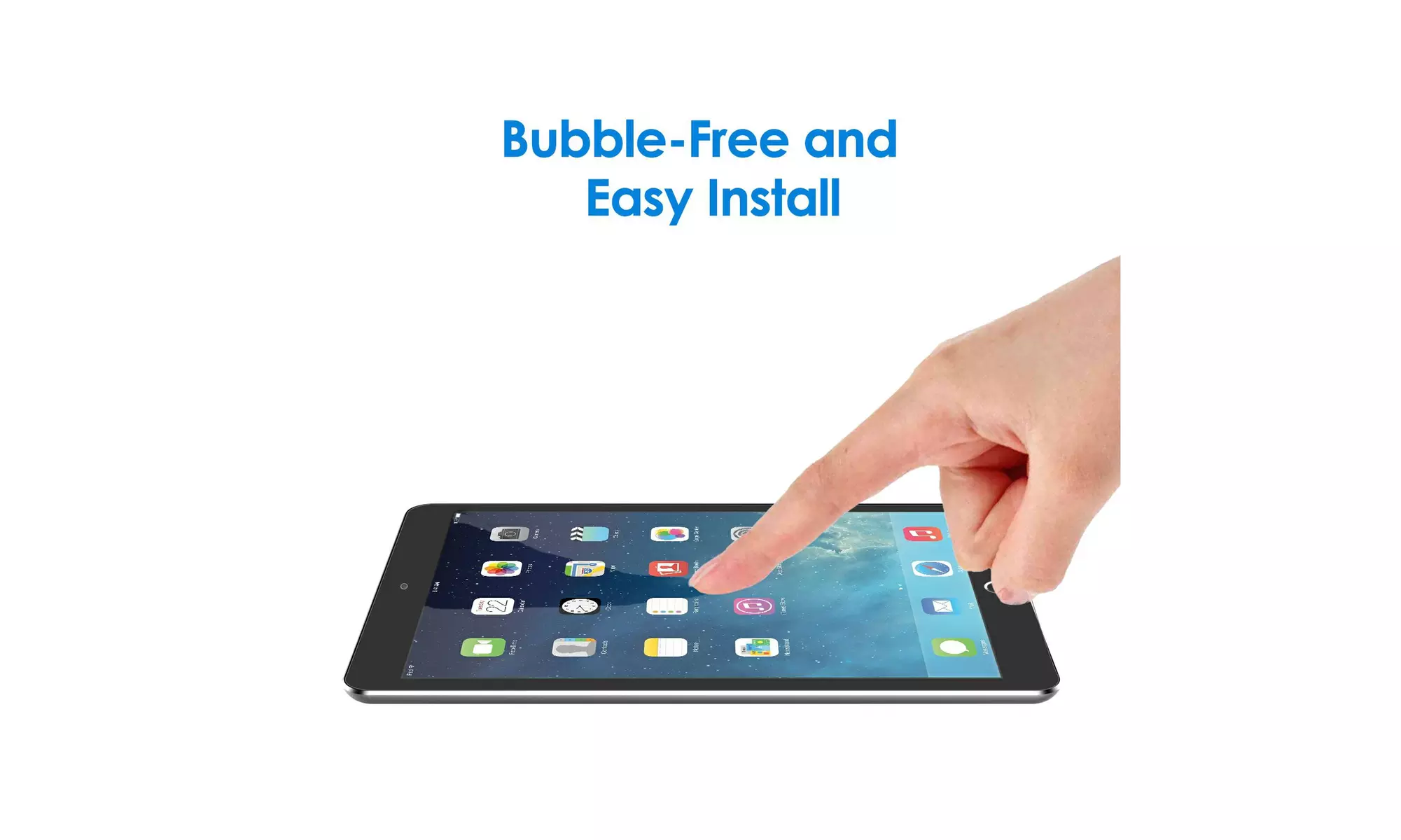 Tempered Glass Screen Protector for iPad Air 1/2,iPad 9.7 (6th/5th),iPad Pro 9.7