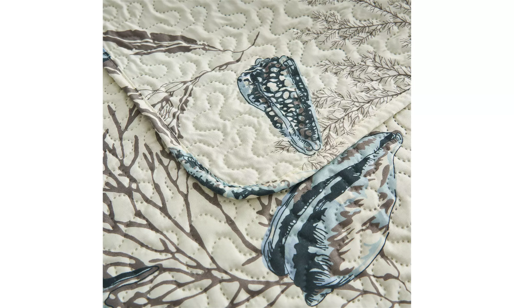 JML 3-Piece Reversible Quilt Set,Home Collection Printed Bedspread With 2 Shams