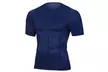 Men's Compression Shirt Undershirt Slimming Tank  Abdomen Slim Body Shaper - Second Medium