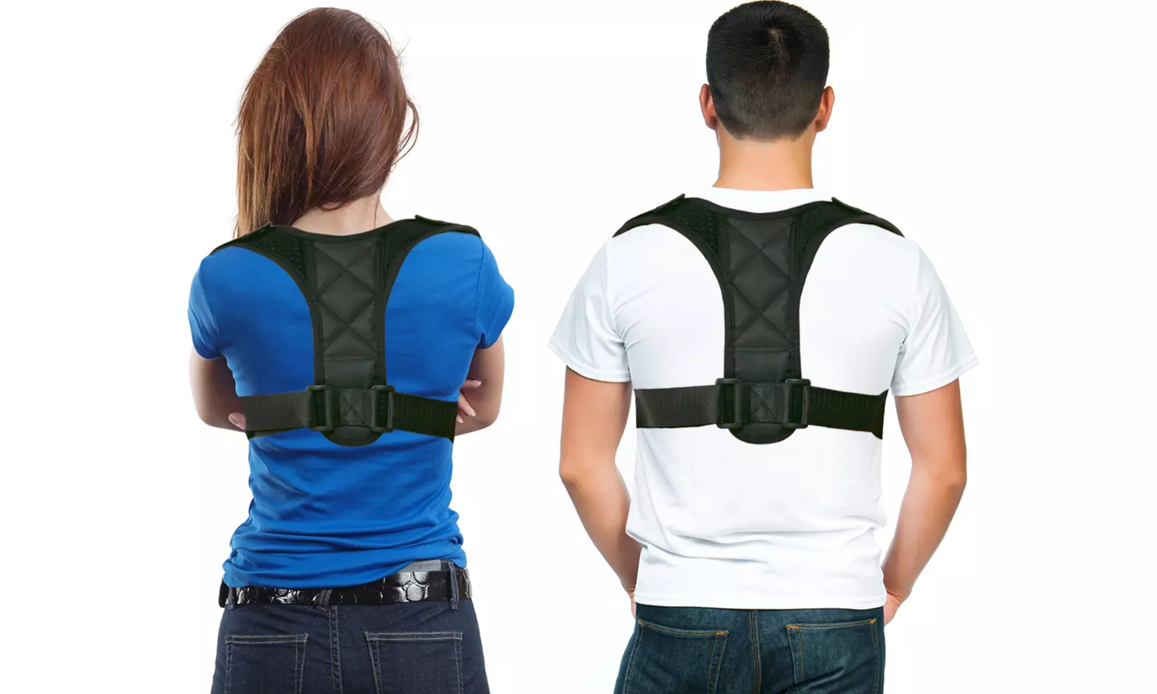 Adjustable Posture Clavicle Support Corrector Back Shoulders Brace - Primary Image