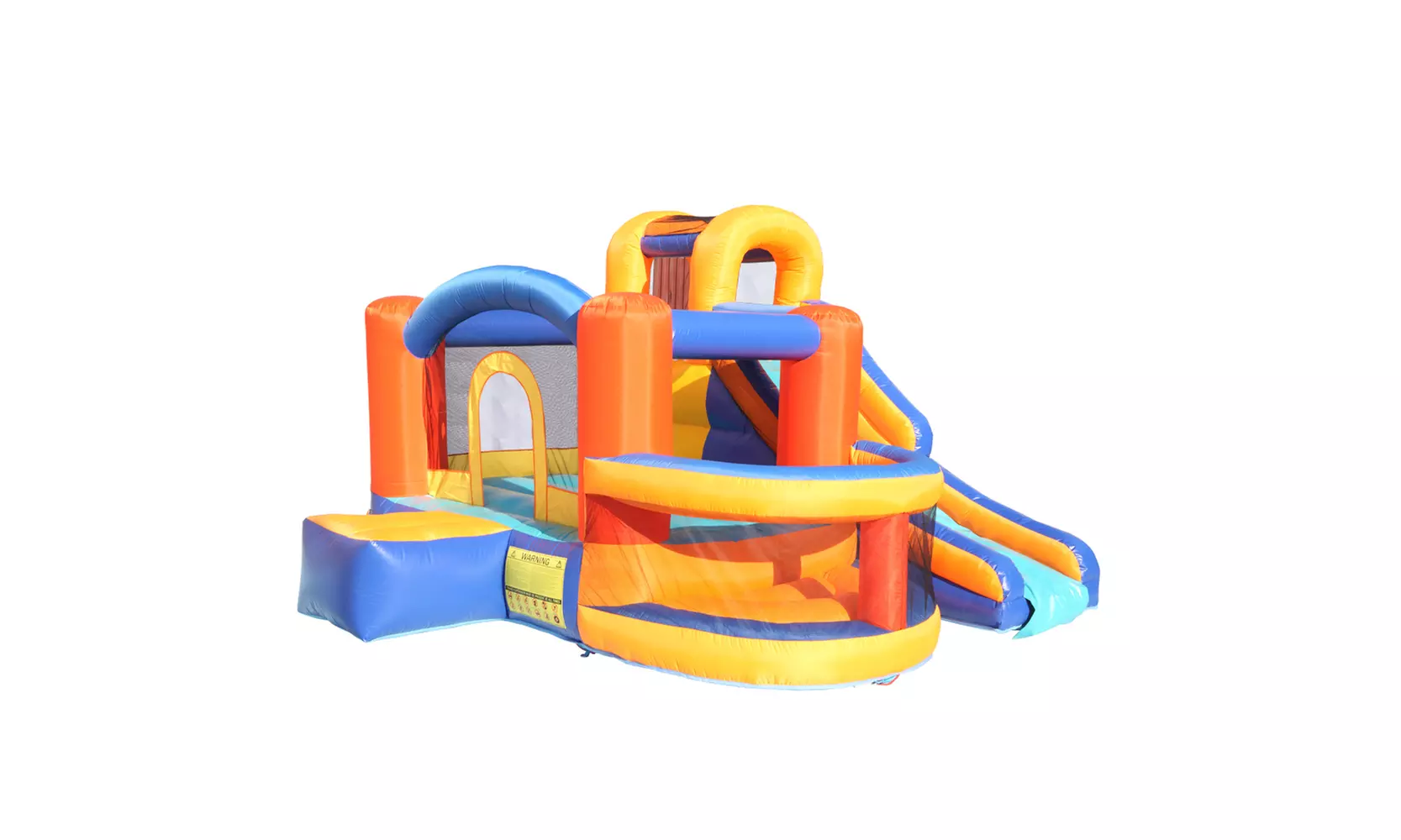 Inflatable Bounce House,Slide Bouncer with Basketball Hoop - Primary Image