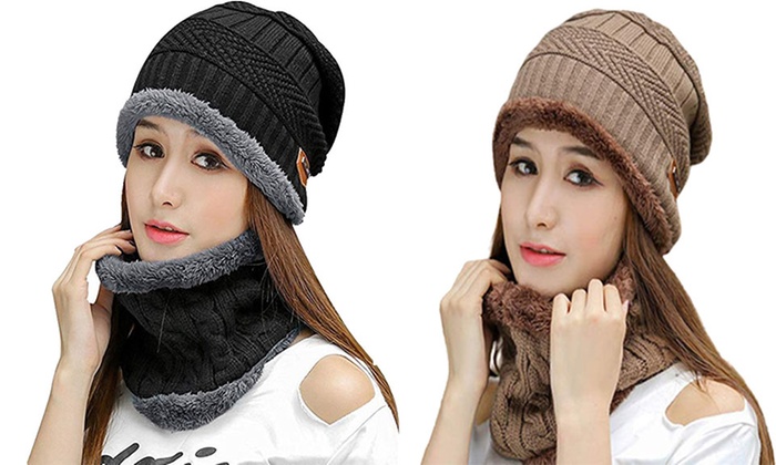 beanie hats and scarves