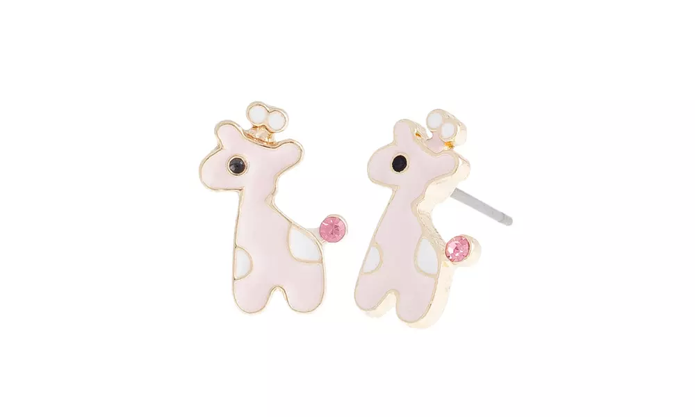Cubic Zirconia Star Stud Earrings - Primary Image