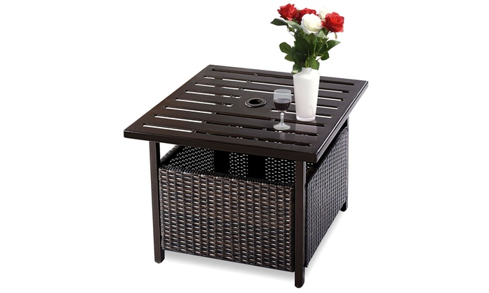 Up To 76 Off On Costway Rattan Wicker Steel S Groupon Goods