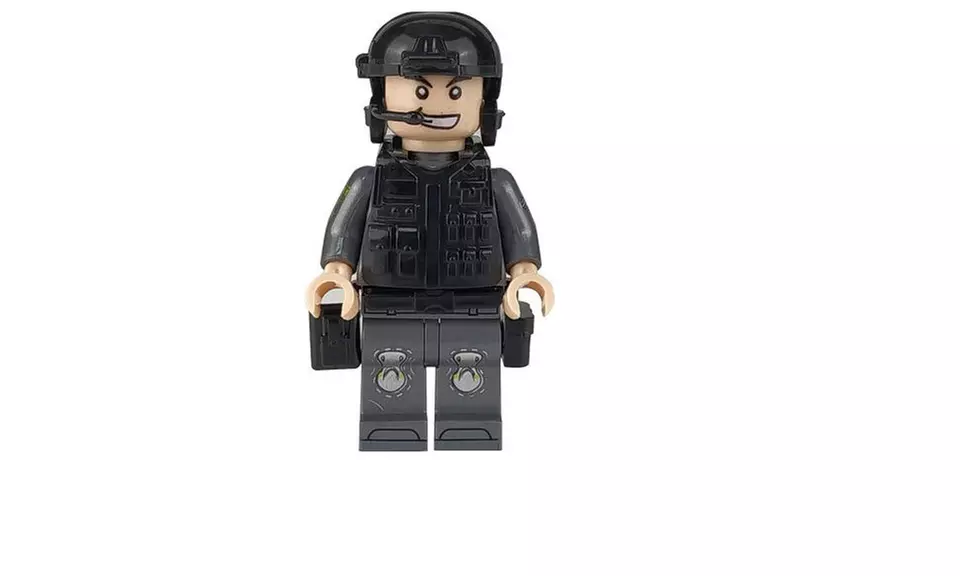 lmoulse Military Toys Army Block Set Building Bricks SWAT Kids Toy - Primary Image